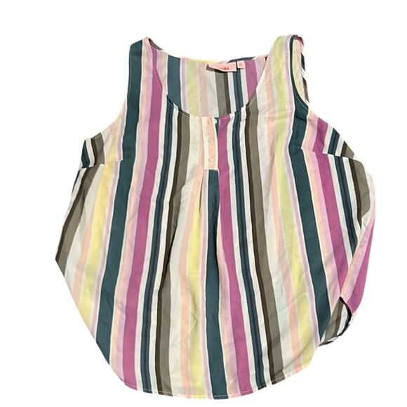 EVRI Multicolor Striped Tank Top - Picture 1 of 6